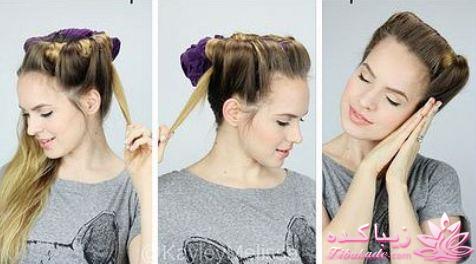 فر کردن موهای لخت به روش خانگی 